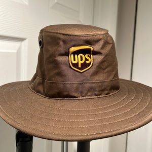 Twin Hill UPS Safari Bucket Hat Size L Brown Cap